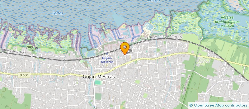 localisation de l'entreprise SCI LE MORPHO  GUJAN-MESTRAS