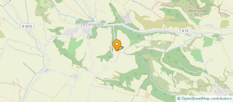 localisation de l'entreprise SCI LE MORTIER  LA CASSAIGNE