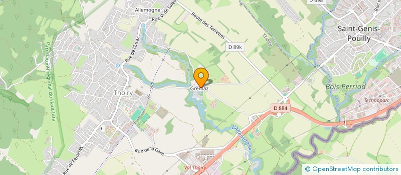 localisation de l'entreprise SCI LE MORTIER à SAINT-GENIS-POUILLY
