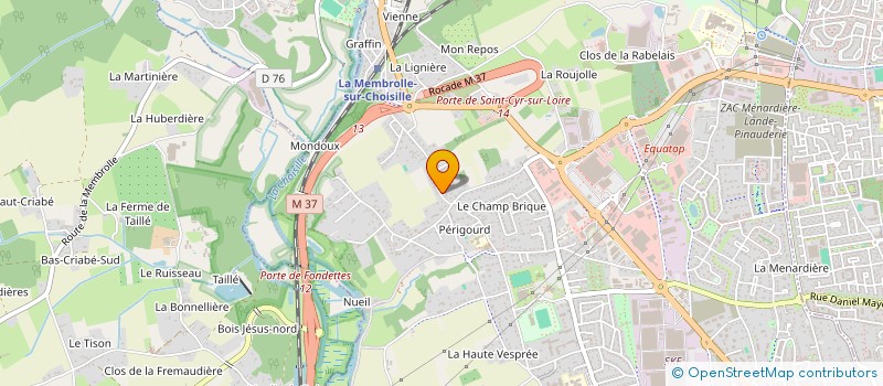 localisation de l'entreprise SCI LE MORTIER AUX BOEUFS à SAINT-CYR-SUR-LOIRE