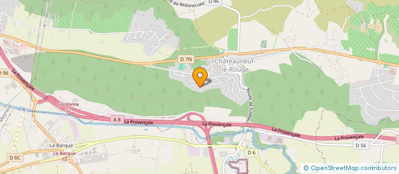 localisation de l'entreprise SCI LE MOTTARET  CHATEAUNEUF-LE-ROUGE