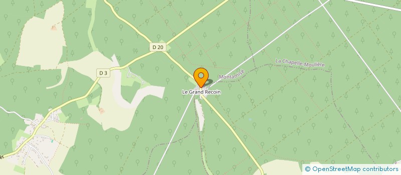 localisation de l'entreprise SCI LE MOULIERE  MONTAMISE