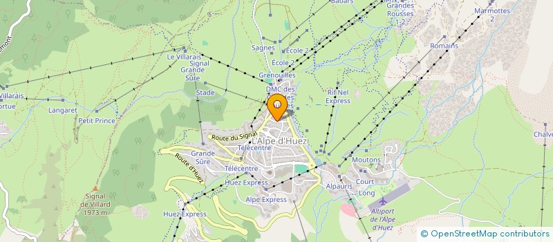 localisation de l'entreprise SCI LE MOULIN  HUEZ