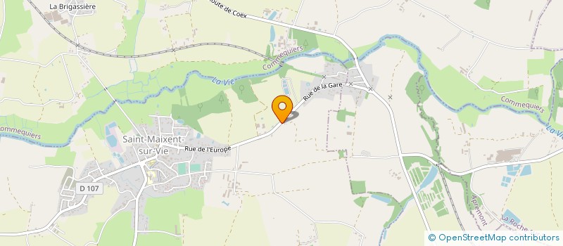 localisation de l'entreprise SCI LE MOULIN  LA CHAPELLE-HERMIER