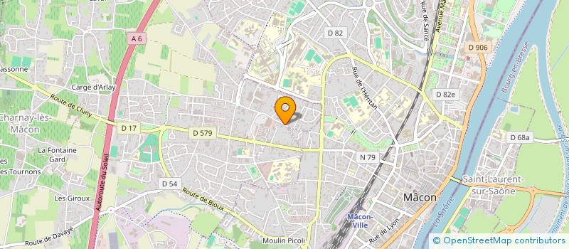 localisation de l'entreprise SCI LE MOULIN à CHARNAY-LES-MACON