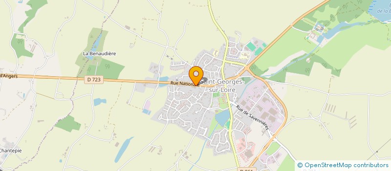 localisation de l'entreprise SCI LE MOULIN  SAINT-GEORGES-SUR-LOIRE