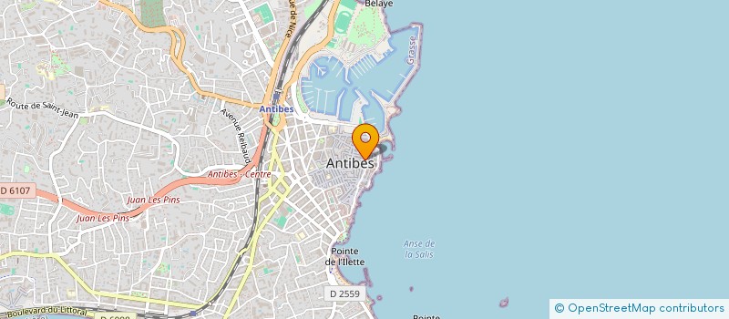 localisation de l'entreprise SCI LE MOULIN à ANTIBES