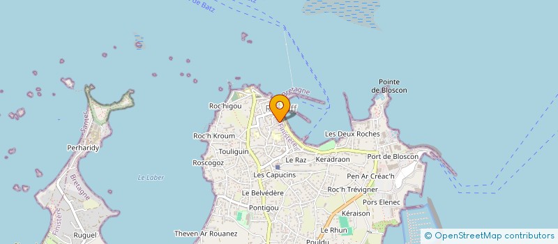 localisation de l'entreprise SCI LE MOULIN  ROSCOFF