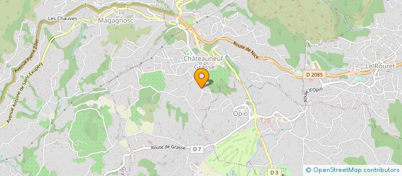 localisation de l'entreprise SCI LE MOULIN à CHATEAUNEUF-GRASSE