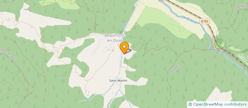 localisation de l'entreprise SCI LE MOULIN  BEAUMONT-EN-DIOIS