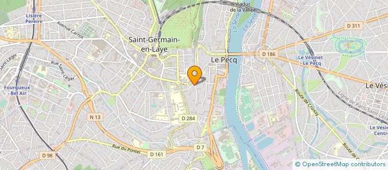 localisation de l'entreprise SCI LE MOULIN  LE PECQ