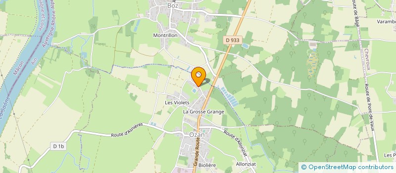 localisation de l'entreprise SCI LE MOULIN  OZAN