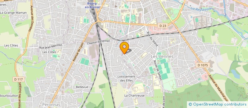 localisation de l'entreprise SCI LE MOULIN à BOURG-EN-BRESSE