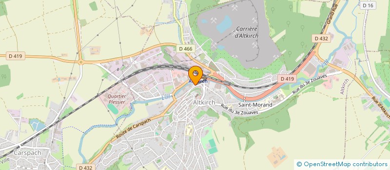 localisation de l'entreprise SCI LE MOULIN  WALHEIM