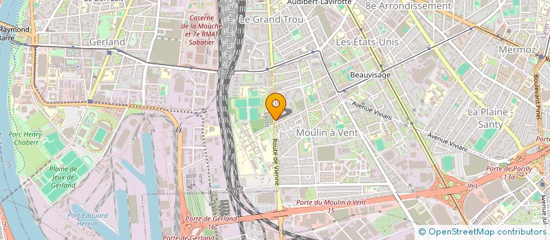 localisation de l'entreprise SCI LE MOULIN  VENISSIEUX