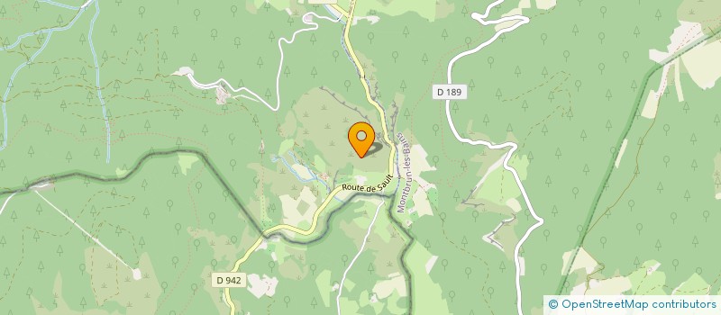 localisation de l'entreprise SCI LE MOULIN  MONTBRUN-LES-BAINS