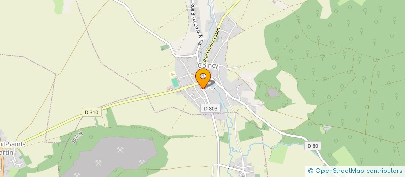 localisation de l'entreprise SCI LE MOULIN  COINCY