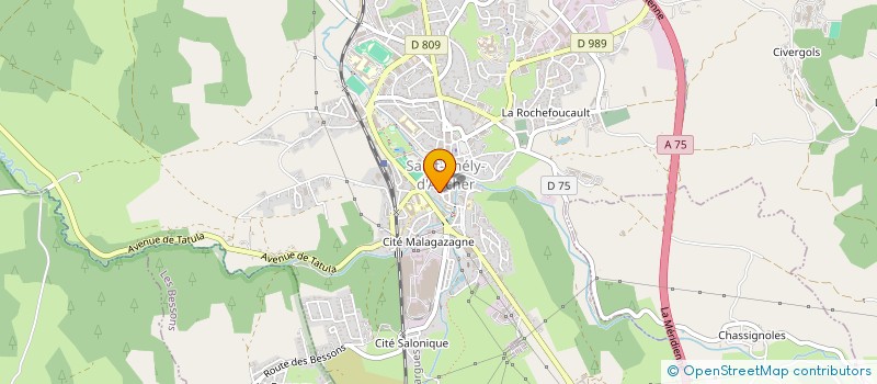 localisation de l'entreprise SCI LE MOULIN  SAINT-CHELY-D'APCHER