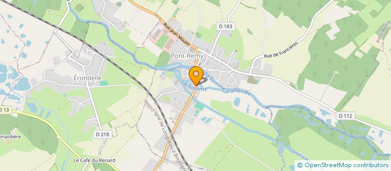 localisation de l'entreprise SCI LE MOULIN  PONT-REMY