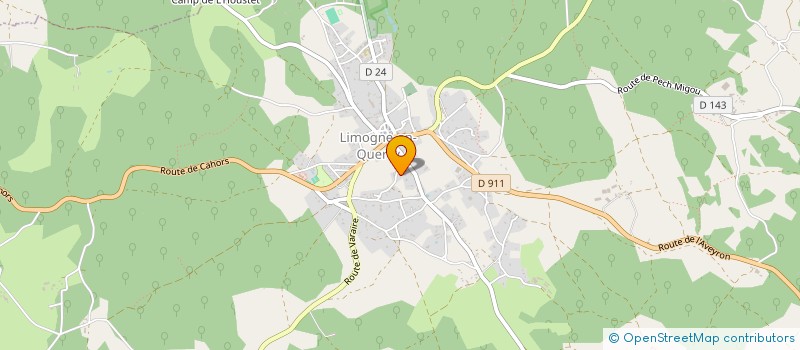 localisation de l'entreprise SCI LE MOULIN  LIMOGNE-EN-QUERCY