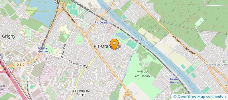 localisation de l'entreprise SCI LE MOULIN à VIRY-CHATILLON