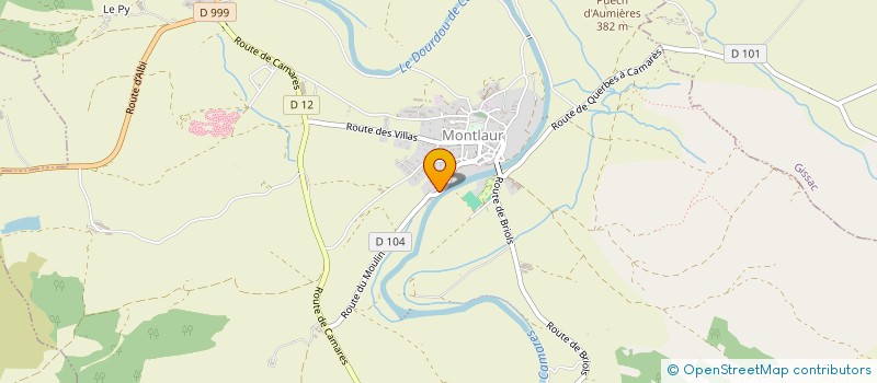 localisation de l'entreprise SCI LE MOULIN  MONTLAUR