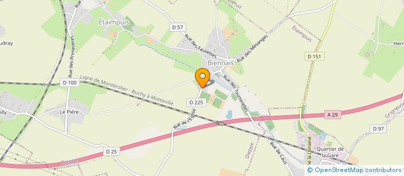 localisation de l'entreprise SCI LE MOULIN  ETAIMPUIS