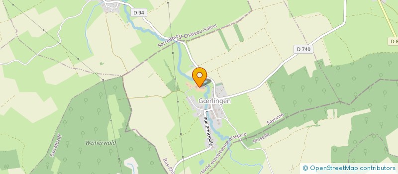 localisation de l'entreprise SCI LE MOULIN  OTTWILLER