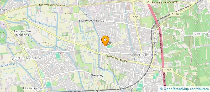 localisation de l'entreprise SCI LE MOULIN  MORIERES-LES-AVIGNON