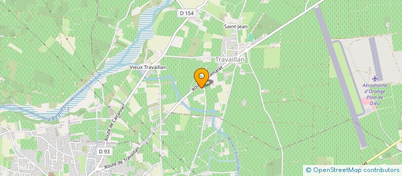 localisation de l'entreprise SCI LE MOULIN  CAMARET-SUR-AIGUES