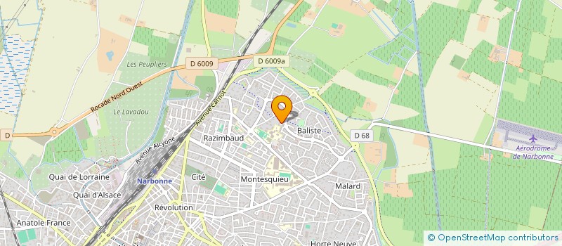 localisation de l'entreprise SCI LE MOULIN à NARBONNE
