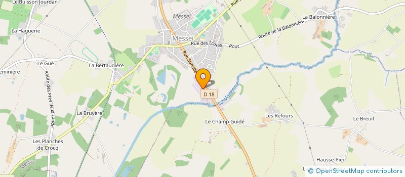 localisation de l'entreprise SCI LE MOULIN à MESSEI