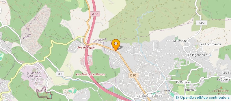 localisation de l'entreprise SCI LE MOULIN  LA BOUILLADISSE