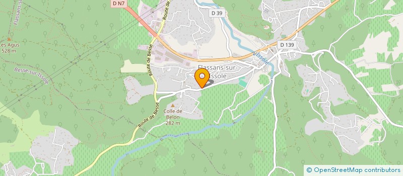 localisation de l'entreprise SCI LE MOULIN  FLASSANS-SUR-ISSOLE