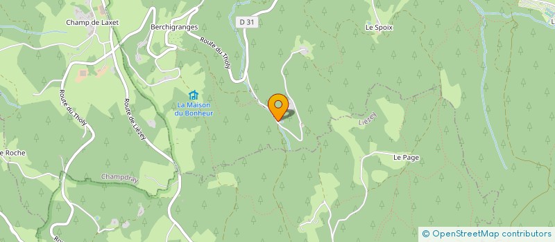 localisation de l'entreprise SCI LE MOULIN  GRANGES-AUMONTZEY