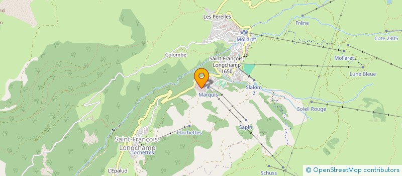 localisation de l'entreprise SCI LE MOULIN BLANC 2  LA CHAMBRE