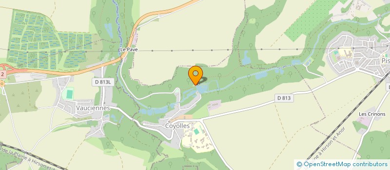 localisation de l'entreprise SCI LE MOULIN CARRE  COYOLLES