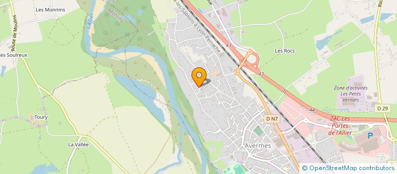 localisation de l'entreprise SCI LE MOULIN CARTHET  AVERMES