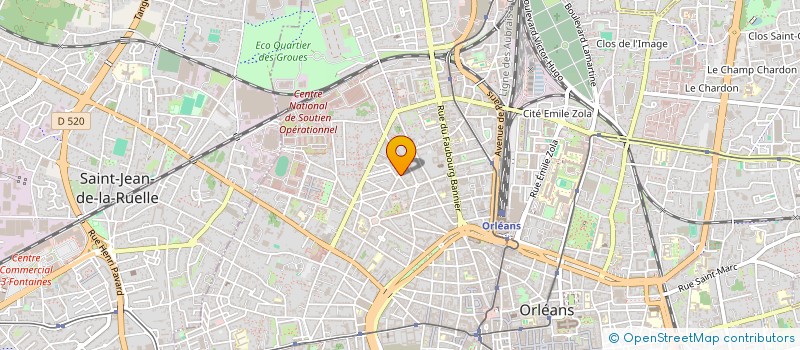 localisation de l'entreprise SCI LE MOULIN CHESNEAU à ORLEANS