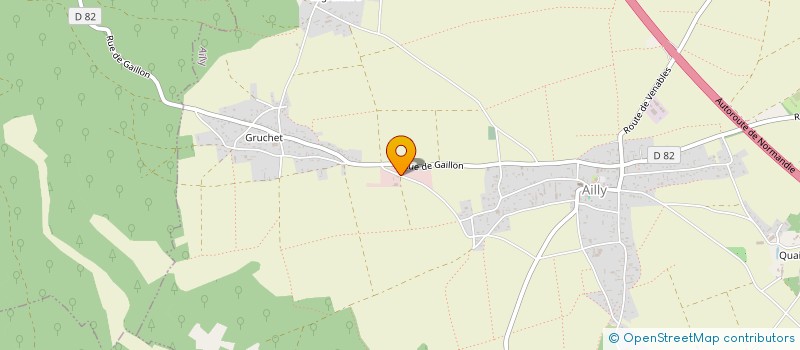 localisation de l'entreprise SCI LE MOULIN D AILLY  AILLY