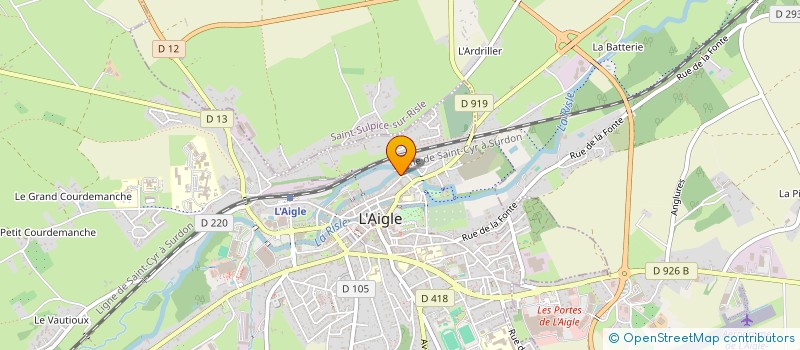 localisation de l'entreprise SCI LE MOULIN D' ANTAN à L'AIGLE