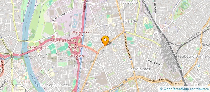 localisation de l'entreprise SCI LE MOULIN D AVERANEDE à TOULOUSE