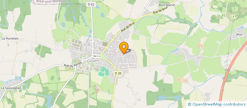 localisation de l'entreprise SCI LE MOULIN D'EMERAUDE  GOVEN