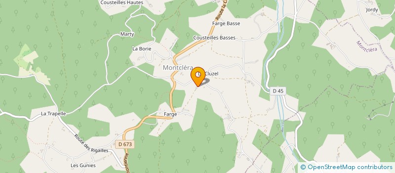 localisation de l'entreprise SCI LE MOULIN DE BONAFOUS  MARMINIAC