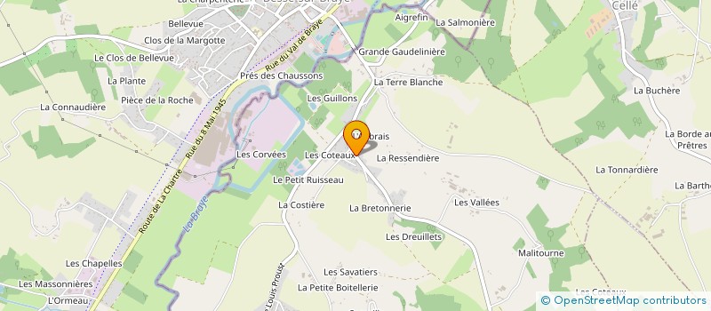 localisation de l'entreprise SCI LE MOULIN DE BONNEVEAU  BONNEVEAU