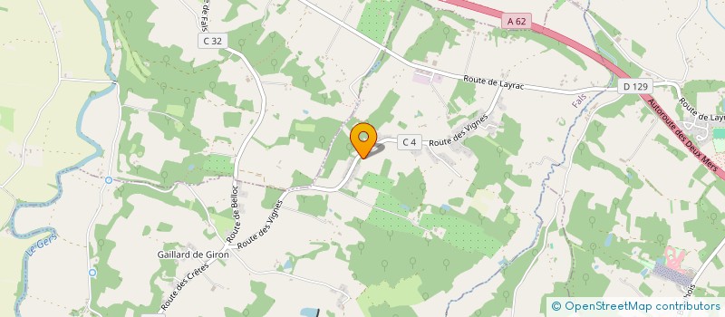 localisation de l'entreprise SCI LE MOULIN DE CAOUEQUE  CUQ