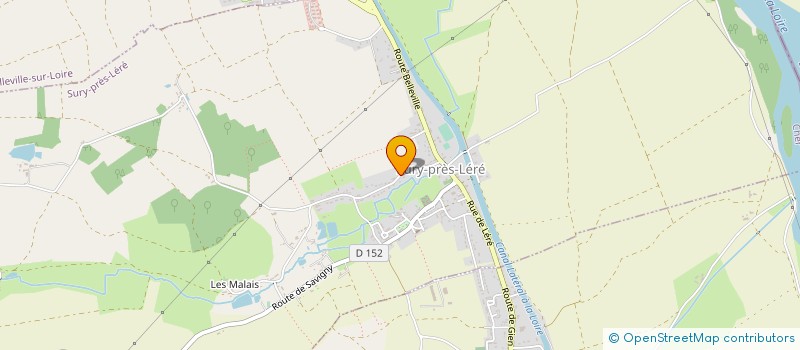 localisation de l'entreprise SCI LE MOULIN DE CHAREL  SURY-PRES-LERE