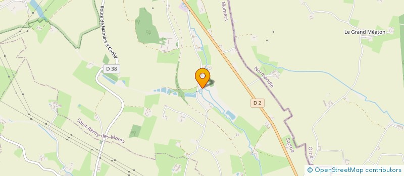 localisation de l'entreprise SCI LE MOULIN DE CONTRES  SAINT-REMY-DES-MONTS