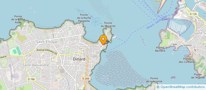 localisation de l'entreprise SCI LE MOULIN DE FABER  DINARD