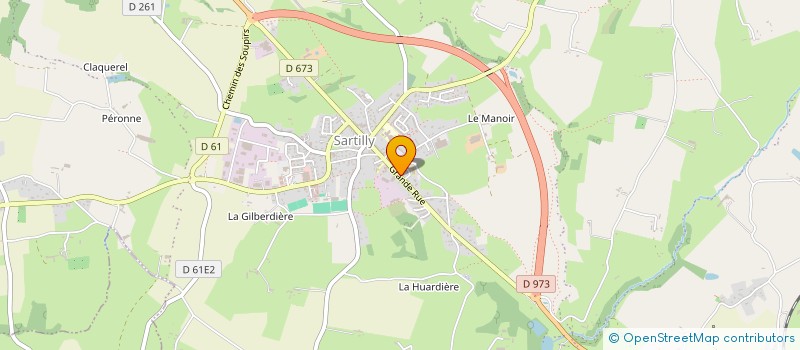 localisation de l'entreprise SCI LE MOULIN DE GENETS  GENETS